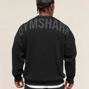 Gymshark Men's Black Crewneck Sweater